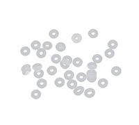 100Pcs Silicone Rubber Stopper Rings Compatible for Use, 2MM