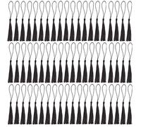 100Pcs Silky Tassels For DIY Craft Home Décor Handmade Bookmarks Tassels Coffee
