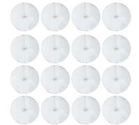 100pcs Silver Paper Disc Earwax Candle Drip Protector | Practical Ear Care Protective Disk, Dripless Candles Support, Wax Candle Use, Compact Silver Finish