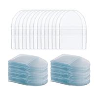 100PCS Single Pocket Coin Sleeves Currency Bill Holders Clear PVC Storage Pouch