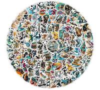 100Pcs Skateboard Panda Stickers for Water Bottles Tumbler Luggage Skateboard Bumper Scrapbook Mug, Sticker Gift for Kids Teens Adults