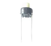 100PCS SKRGAMD010 6x6x7mm Through-Hole 2-Pin Whi te Round Tactile Push Button Switch