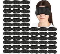 100PCS Sleep Masks Blindfold Eye Masks with Adjustable Strap for Women Men Eye Shade Cover for Travel Team Building Airplane