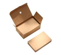 100Pcs Small Blank Business Cards 3.5x2 for DIY Party Invitations Art Crafts Kraft Paper, 89x52mm