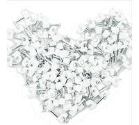 100pcs Small Cable Clips,3mm Round Cable Clips Assortment Cable Holder Management Wire Tidy Clips