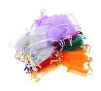 100pcs Small Organza Bags 7x9 Cm Drawstring Pouches