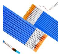 100PCS Small Paint Brushes Set for Art, 2 Colors Kids Face Paint-Bruhes, Thin Watercolor Oil Painting Brush Set, Kids' Drawing and Painting Supplies Toddler Adults for Figurines, Nail Art