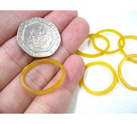 100pcs Small Rubber Elastic Bands Elastic Bands tie for Packing Home Handy (20MM)
