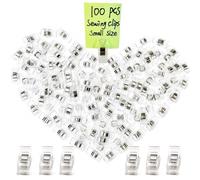 100PCS Small Sewing Clips Clear Quilting Clips for Sewing Crafts and Fabric