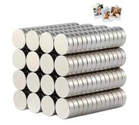 100Pcs Small Strong Magnets, 6x2mm Neodymium Magnets Strong, Round Mini Magnet for Crafts, Refrigerator, DIY, Office & Home Organization, Small Neodymium Magnet