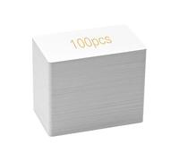 100Pcs Smart Intelligent Cards Mi-fare Classic 1K 13.56 MHz RFID Smart Cards is ISO14443A M1 Compatible.Printable Blank RFID Cards for Access Control, Hotel Key cads, etc