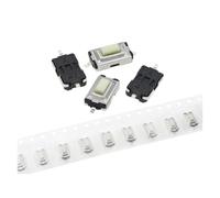 100pcs SMT 3x6x0.3cm 2PIN Touch Touch Push Button Switch Self-Reset Momentary 3 * 6 * 2(Braid)