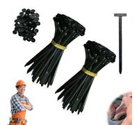 100pcs Snap-on Nylon Fastening Clip for Car Repairs, Zip Ties, Heavy Duty Self-Locking Nylon Zip Ties Holder,50pcs Universal Cable Tie Buckle (100PCS)