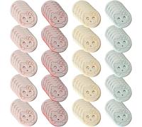 100pcs Soft 4-Hole Baby Buttons for Cardigans and Knitting - Craft Projects, Easy to Sew in Assorted Colors