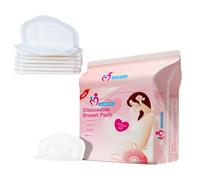 100pcs Soft & Breathable Nursing Breast Pad Single Time Use Leakproof Lactation Liners for Postpartum Mother