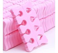 100pcs Soft Sponge Toe Separators for Nail Art Finger Divider Spacers Manicure Pedicure Tools - Ideal for Salon Home Use