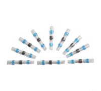 100pcs Solder Heat Shrink Butt Connectors for Fast Wire Connection Process Combining Soldering Sealing and Insulation in Step