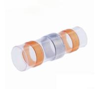 100PCS Solder Seal Wire Connectors, Waterproof Heat Shrink Solder Sleeve Wire Terminals Waterproof Solder Seals Heat Shrink Wire Connectors Kit for Marine, Trailer, Motorcycle Wiring(Orange)