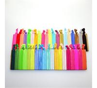 100Pcs Solid Colour Knot Hair Ties Elastic Hair Rings Ponytail Holders | Stretch Band Design, Simple Stylish Look, Easy Matching, Keeps Strands Secure for Girls, Ladies and Everyday Occasions