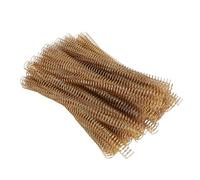 100Pcs Spiral Binding Coil, 19mm Diameter 170 Sheet Capacity, 48 Teeth 4:1 Pitch Binding Spine Comb for A4 Letter Size Documents, Office Reports and University (Gold)