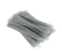 100Pcs Spiral Binding Coil, 19mm Diameter 4:1 Pitch 48 - Loop Binding Spine for A4 Paper, Holds Up to 170 Sheets, Cut - to - Length Coil Set for Office Presentations and (Silver)