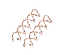 100pcs Spiral Bobby Pins for Women Girls Hair Styling DIY Craft Accessories | Secure hold for buns, twists & updos. Metal spiral hairpins in Black, Gold, Rose Gold, Silver.