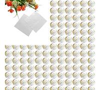 100pcs Square Aluminum Foil Wrappers Colorful Package for Sweets Candy Chocolate Lollipops, Silver