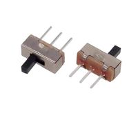 100Pcs SS12D00 Interruptor on-off mini Slide Switch 3pin 1P2T 2 Position toggle switch Handle length2MM3MM4MM5MM6MM(Handle length 4MM)