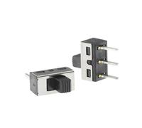 100PCS SS12D10 SS12D11 Toggle Switch 3Pins Straight Feet 1P2T Handle High 5MM Spacing Of 4.7mm 3A 250V SS12D10G5 Controls Switches