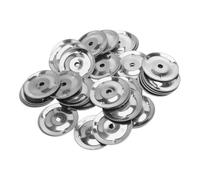 100pcs Stainless Iron Cymbal Bell Rings Drum Set Replacement