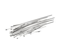 100PCS Stainless Steel Cable Tie, Multi-Purpose Locking Metal Zip Ties Self 4.6mm(200mm)