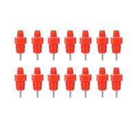 100PCS Stainless Steel Chicken Water Nipple Drinker, Easy Clean & Change, Leakproof, for Poultry, Duck, Goose, Hen, Wild Birds, with Pipeline or Bucket Supply