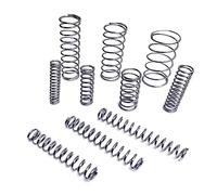 100pcs Stainless Steel Compression Springs, 4mm-6mm OD Small Springs, Mechanical Spring Compressed Spring for Pens and Home Repaire, Length 10mm/15mm/20mm/25mm/30mm Mini Spring (Color : 100pcs, Size