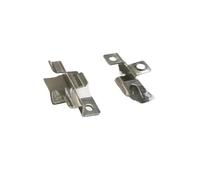 100Pcs Stainless Steel Hidden Exterior Composite Deck Clip Bracket Fastener Wall Floor(H10mm)
