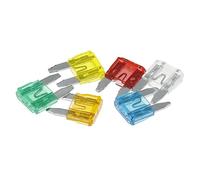 100PCS Standard Mini Micro Micro2 Auto Blade Fuse for Car 32V 1A 2A 3A 5A 7.5A 10A 15A 25A 30A 35A 40A Fuse(Mini,3A)