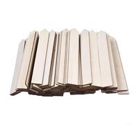100pcs Standard Wood Plant Labels for Purpose Garden Use Supporting Herb Flower Vegetable Name Writing on Both Sides