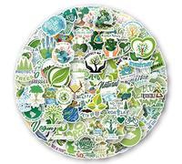 100PCS Stickers for Environmental Protection,Earth Day Stickers,Teens Boys and Girls Sticker Pack Vinyl Skateboard Guitar Door Laptop Luggage Car Bike Water Bottle Birthday Party Supplies Stickers