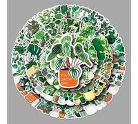 100PCS Stickers for Green Plants, Plant Pots, Teens Boys and Girls Sticker Pack Vinyl Skateboard Guitar Door Laptop Luggage Car Bike Water Bottle Birthday Party Supplies