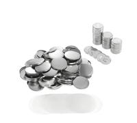 100pcs Strong Magnetic Fridge Magnet Badge Machine Consumables 25-58mm DIY Blank Badge Button Part Efficiently DIY Making(44mm 100PCS)