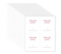 100PCS Stylish Rectangular Sticker Seal Gift Wrapping Labels Thank You for Various Festival Event Gift Labels for Presents