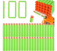 100PCS Suction Cup Arrows, Suction Cup Darts Refill Bullets, Refill Darts Foam Arrows, Soft Darts Refill Bullets, Refill Pack Toy for Outdoor and Family, Darts for N-Strike Elite Blaster Toy Gun