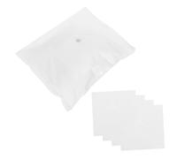 100pcs Superfine Fibre Lens Cleaning Cloths 6x6 Inch White | Industrial Wipe Set, for Screens and Optical Instruments, Reusable Soft Finish