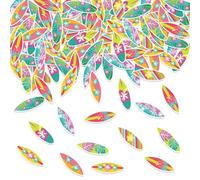 100PCS Surfboard Confetti Hawaii Beach Party Decorations Surfboard Mini Accents for Swimming Pool Summer Beach Party Luau Birthday Baby Shower Supplies