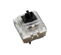 100pcs Switch Replacement Switch for Mechanical Keyboard Compatible for MX Switch Key Switch For CIY Sockets SMD 3pin Thin Pins Dedicated Shaft Body Black Blue Brown Red (Black)
