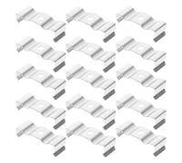 100pcs T8 LED Tube Holder U Clip Bracket for Home Outdoor Use | Manganese Steel, White Finish, Easy Installation, Lightweight Design, Tube Light and LED Lamp Support