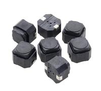 100PCS Tact Switch 6 * 6 * 5MM Mute Switch Silicone Keypad Push Button Switch 6X6X5 MM 2Pins Silent Switches