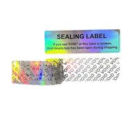 100Pcs Tamper Evident Security Sticker Set with Void Effect in Multiple Size for Security Seals and Product Protections Void Effect in Multiple Size for Seals and Product Protections