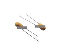 100pcs Tantalum capacitor 1uF 35V 35V1uF DIP Radial AUOQKQUT
