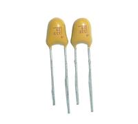 100pcs Tantalum capacitor 2.2uF 25V 25V2.2uF DIP Radial EKFBQBGW
