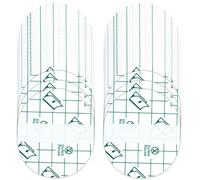 100Pcs Tattoo Aftercare Waterproof Bandage, Oval Self-Adhesive Transparent Film Dressing Cover Second Skin Tattoo Cover Up, Protective Tattoo Wrap for Wound Dressing, Swimming, Shower 2.3 Inch